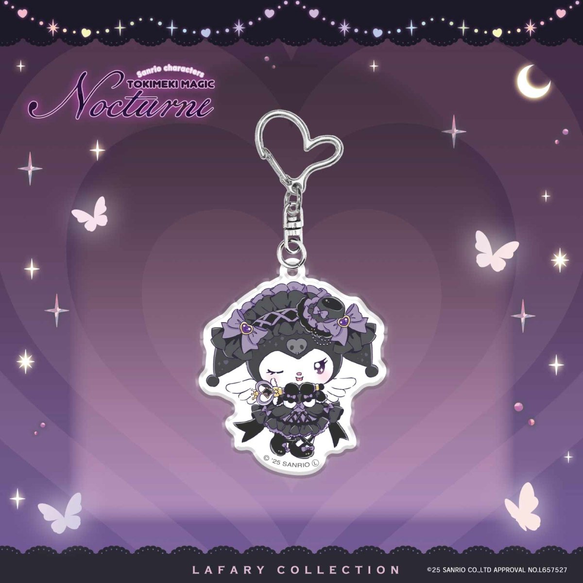 《LAFARYオリジナル》ときめき戦士 - Nocturne - アクリルキーホルダー クロミ - LAFARY ONLINE