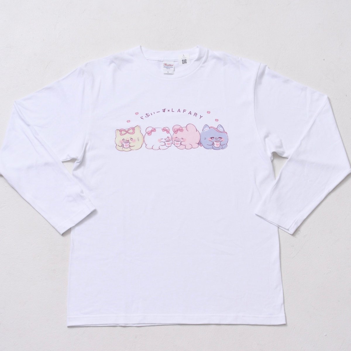 《らぶいーず×LAFARY》ほっとちょこ♡たいむ ロングスリーブTシャツ - LAFARY ONLINE