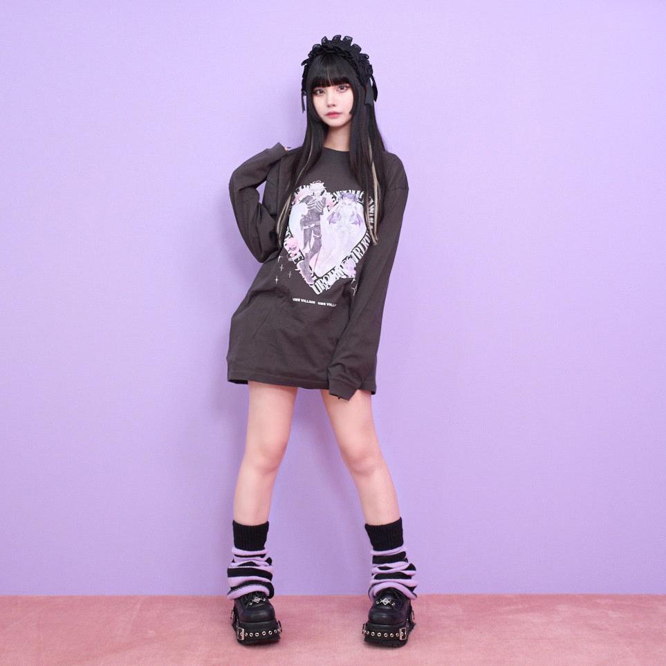 《くろうめ×LAFARY 第二弾》ロングスリーブTシャツ - LAFARY ONLINE