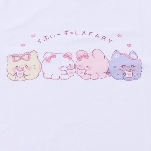 《らぶいーず×LAFARY》ほっとちょこ♡たいむ ロングスリーブTシャツ - LAFARY ONLINE