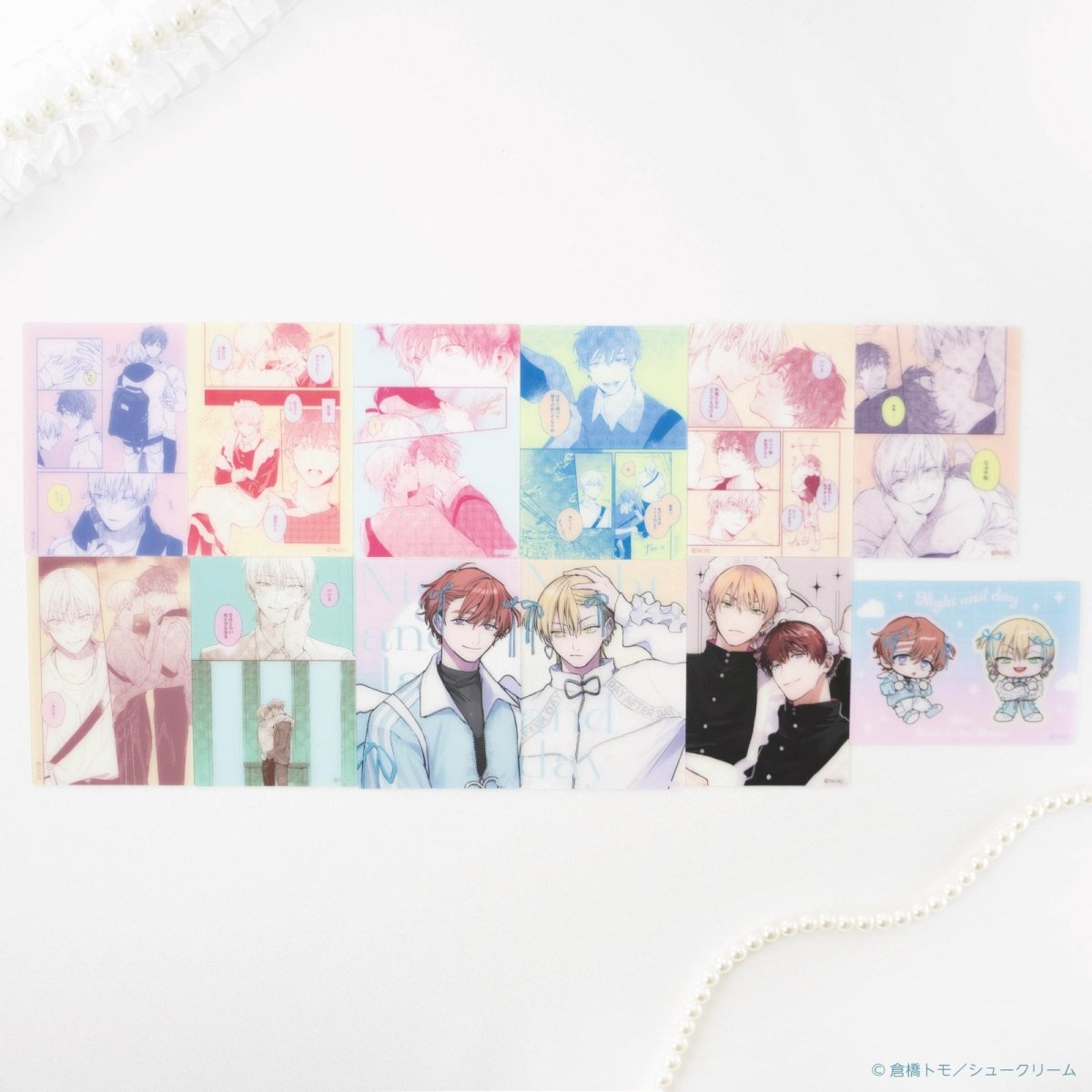 《明けても暮れても×LAFARY》クリアトレーディングカードセット(12枚入り) - LAFARY ONLINE