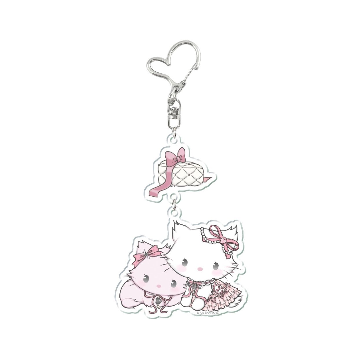 《LAFARYオリジナル》バレリーナティーパーティー♡2連アクリルキーホルダー チャーミーキティ&ハニーキュート - LAFARY ONLINE