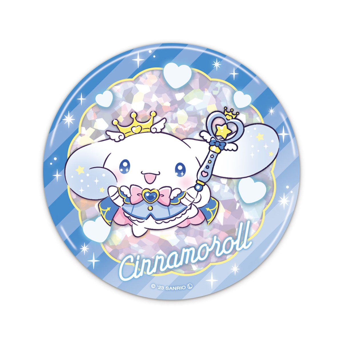 《LAFARYオリジナル》ときめき戦士♡BIG缶バッジ シナモロール - LAFARY ONLINE