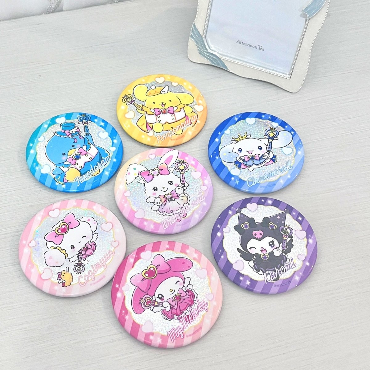《LAFARYオリジナル》ときめき戦士♡BIG缶バッジ ポムポムプリン
