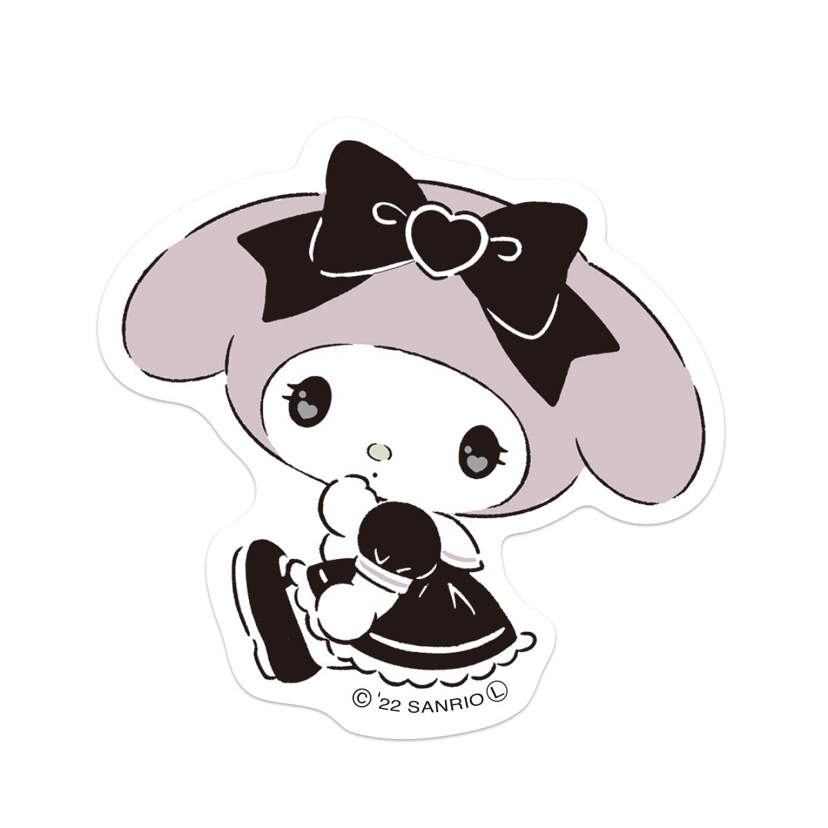 《Lafaryオリジナル》SWEET♥MONOCHROMEシリーズ♡ステッカー マイメロディ - LAFARY ONLINE