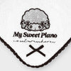 《LAFARYオリジナル》SWEET♡MONOCHROMEシリーズ３　刺繍リボンハンカチ　マイスウィートピアノ - LAFARY ONLINE