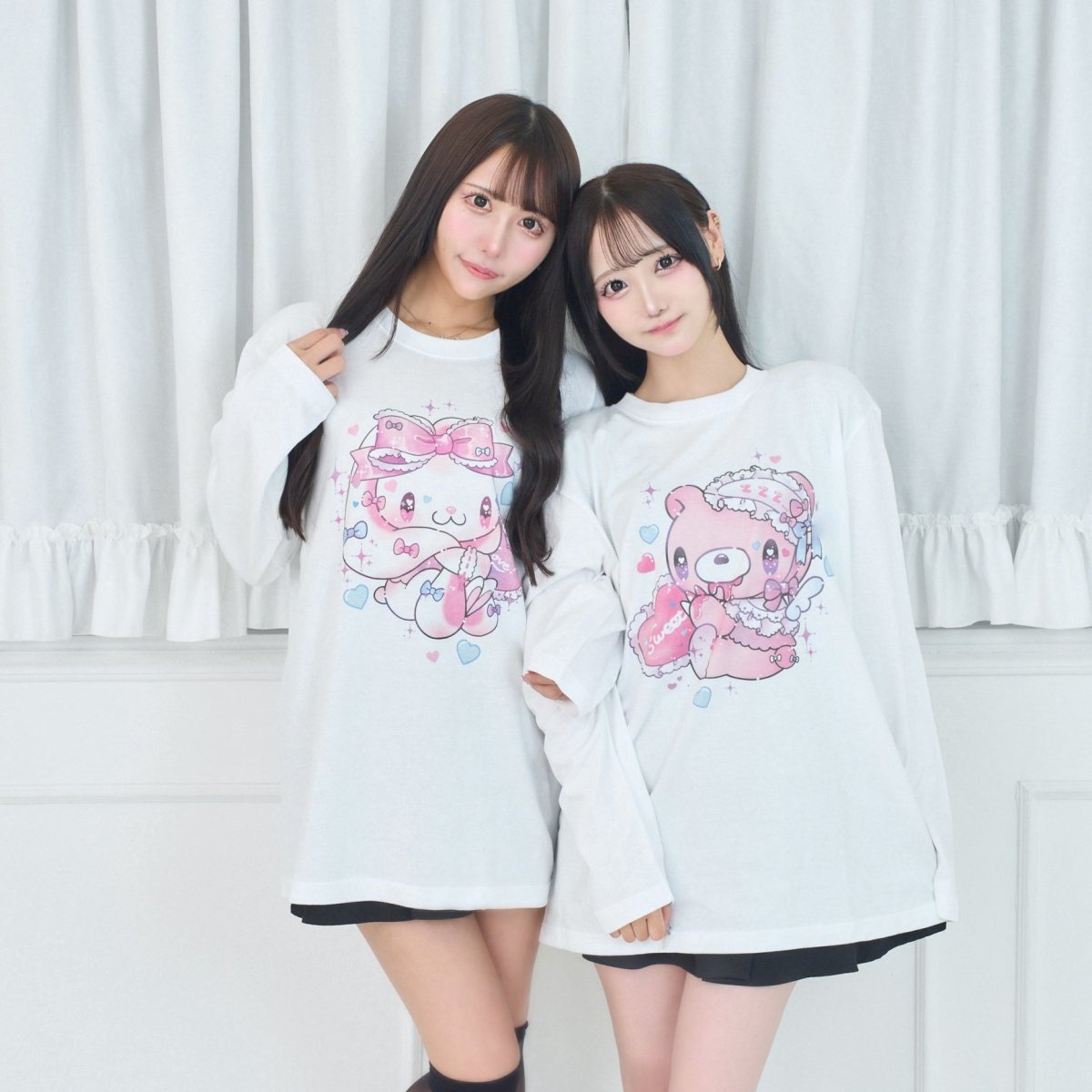 《グル〜ミ〜&汎用うさぎ×LAFARY》ロングスリーブTシャツ - LAFARY ONLINE
