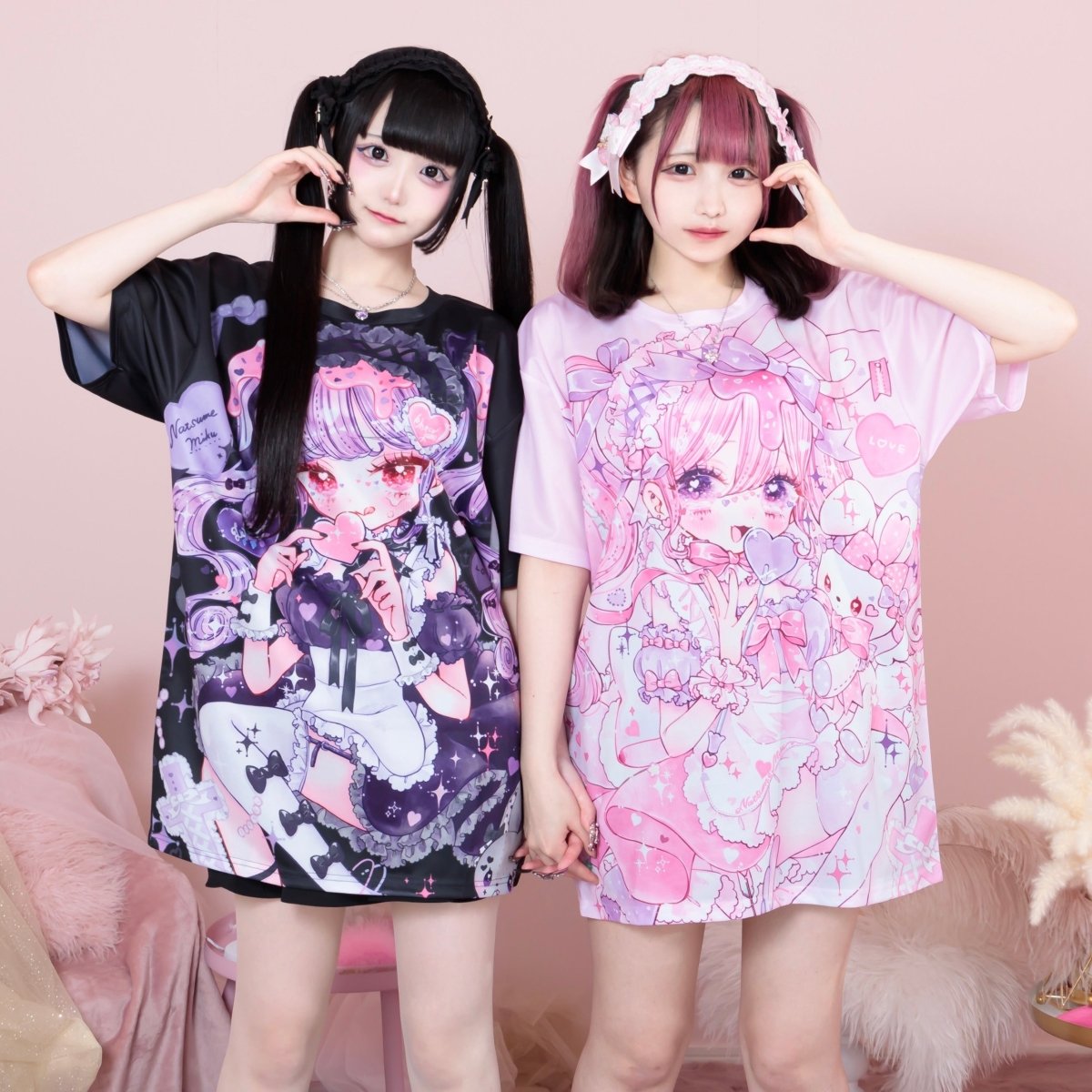 《なつめみく×LAFARY》フルグラフィックTシャツ - LAFARY ONLINE