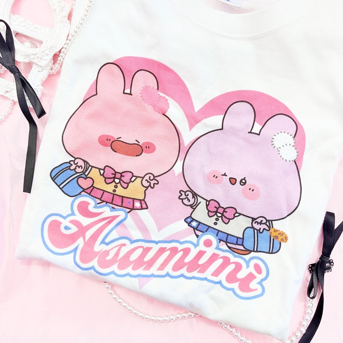 《あさみみちゃん×LAFARY》ロングスリーブTシャツ - LAFARY ONLINE