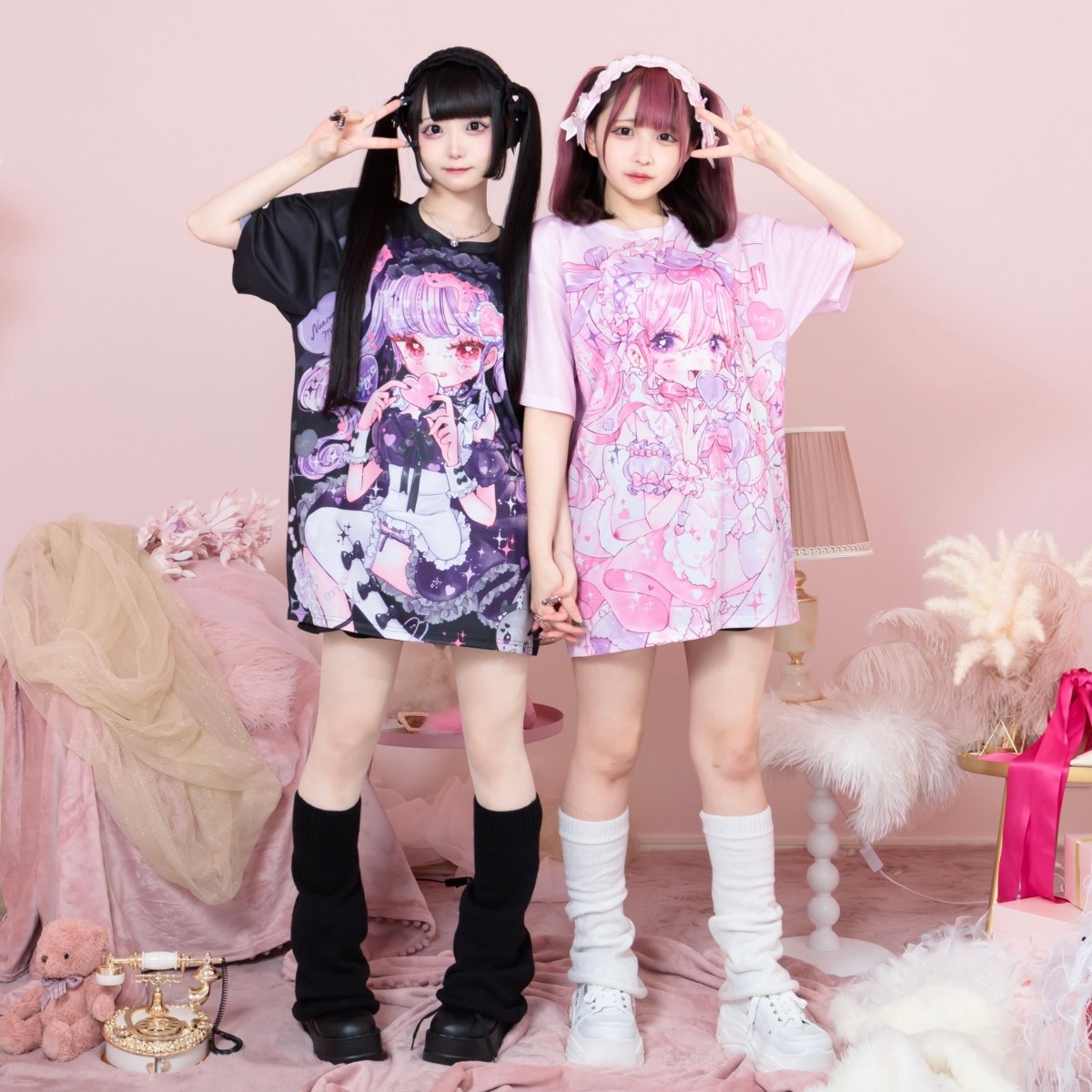 《なつめみく×LAFARY》フルグラフィックTシャツ - LAFARY ONLINE