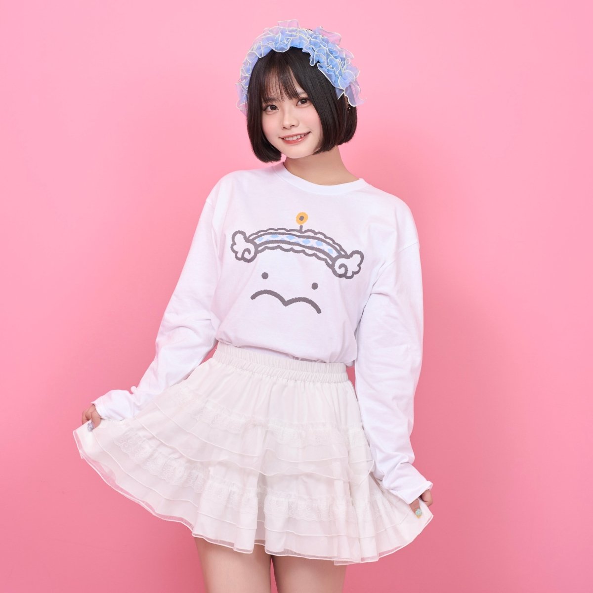 《ぷりぷりうちゅうじん×LAFARY》ロングスリーブTシャツ - LAFARY ONLINE