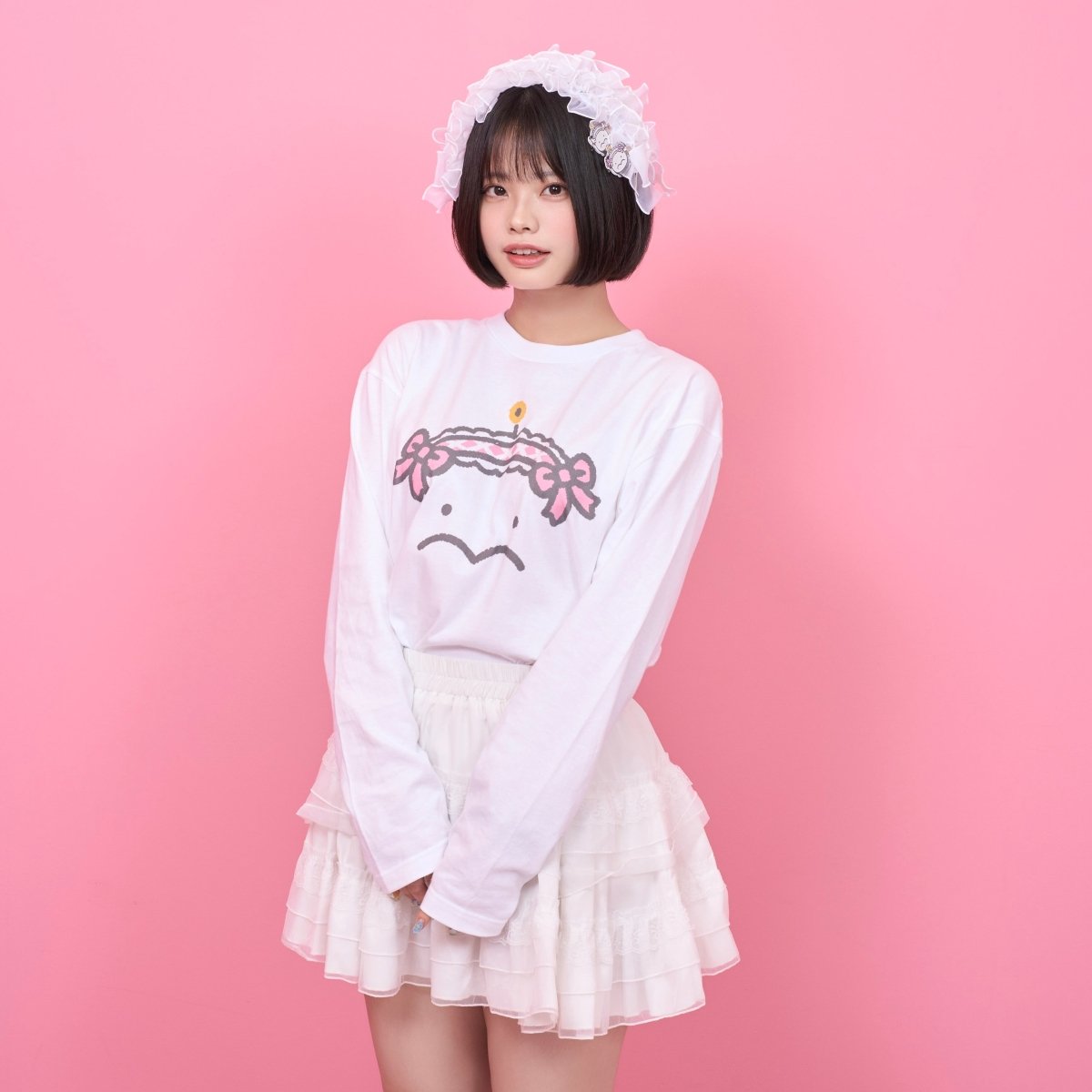 《ぷりぷりうちゅうじん×LAFARY》ロングスリーブTシャツ - LAFARY ONLINE