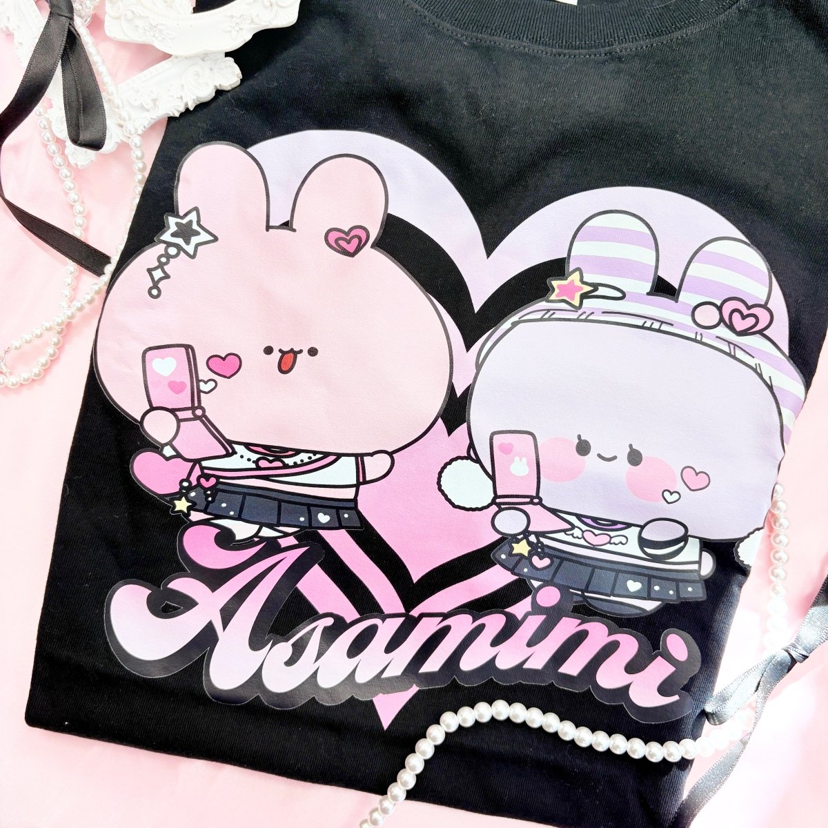 《あさみみちゃん×LAFARY》ロングスリーブTシャツ - LAFARY ONLINE