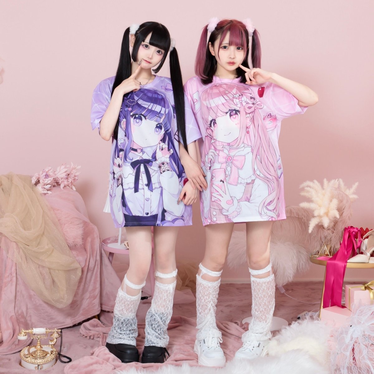 ちょん＊×LAFARY》フルグラフィックTシャツ- LAFARY ONLINE