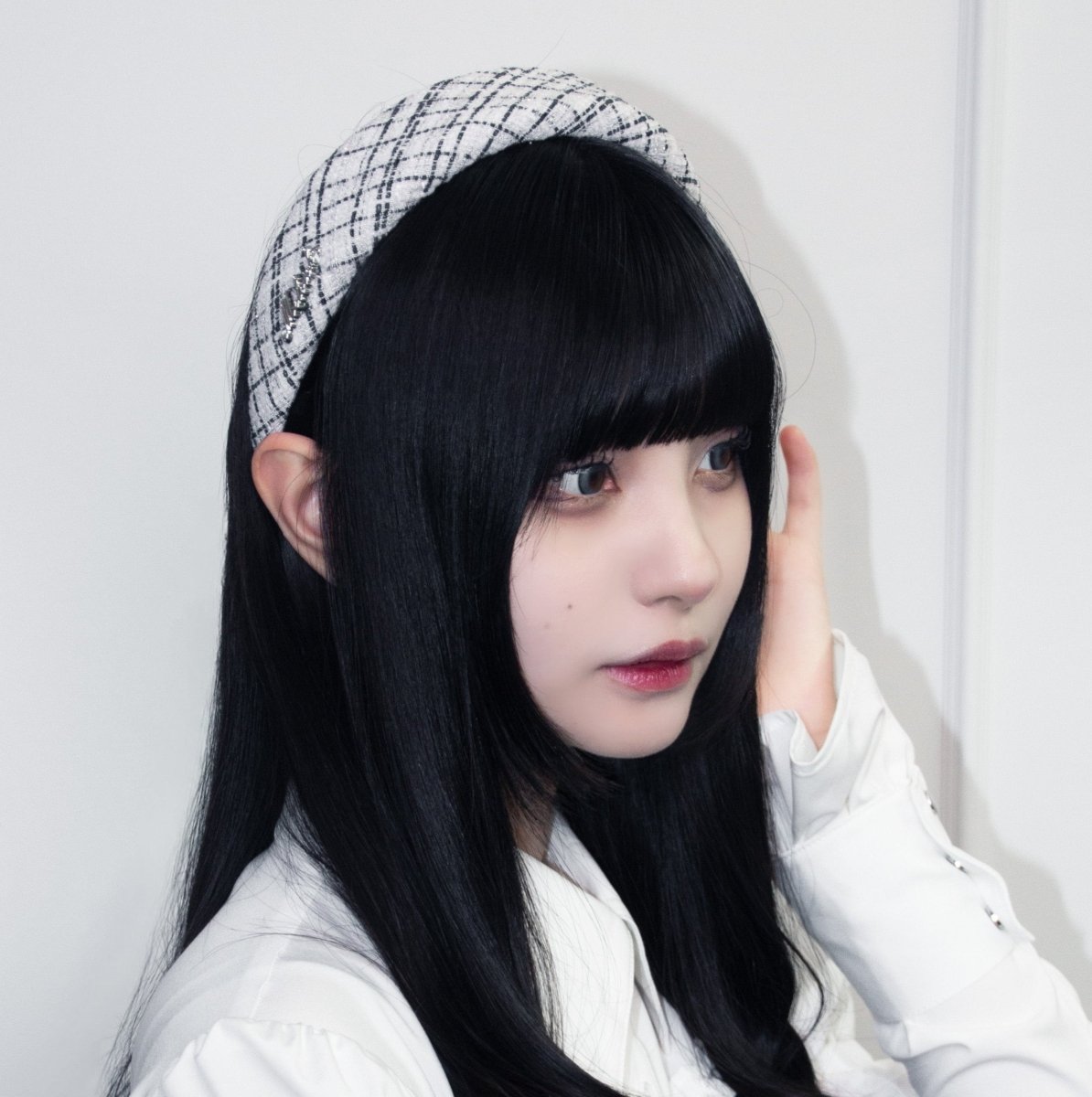 【Melsick】グリッターツイードカチューシャ - LAFARY ONLINE