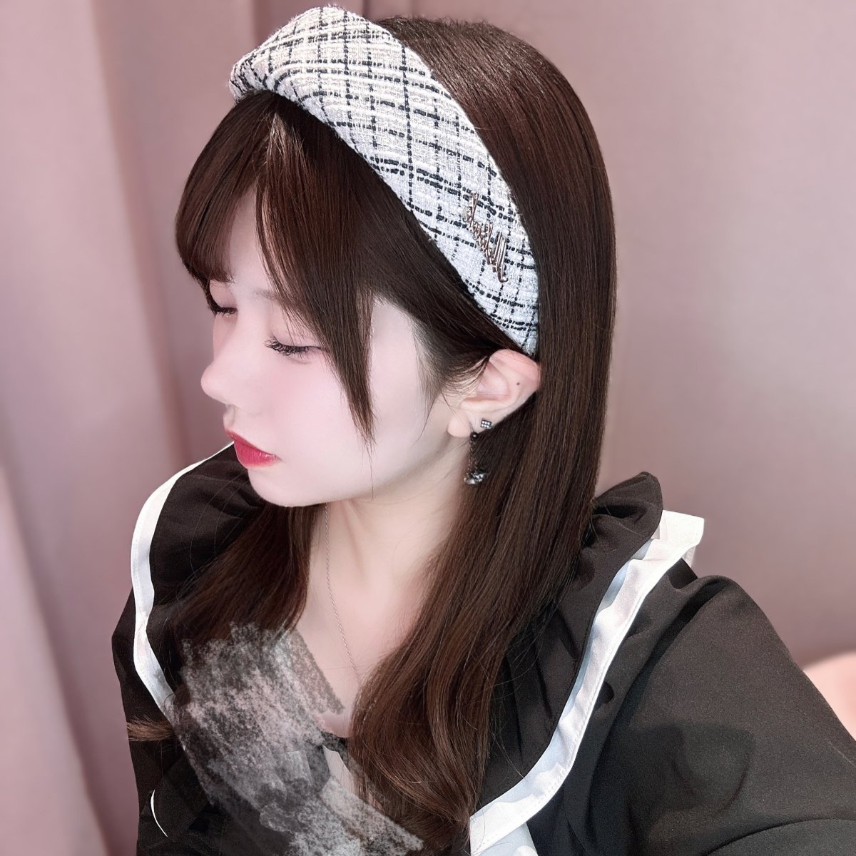 【Melsick】グリッターツイードカチューシャ - LAFARY ONLINE