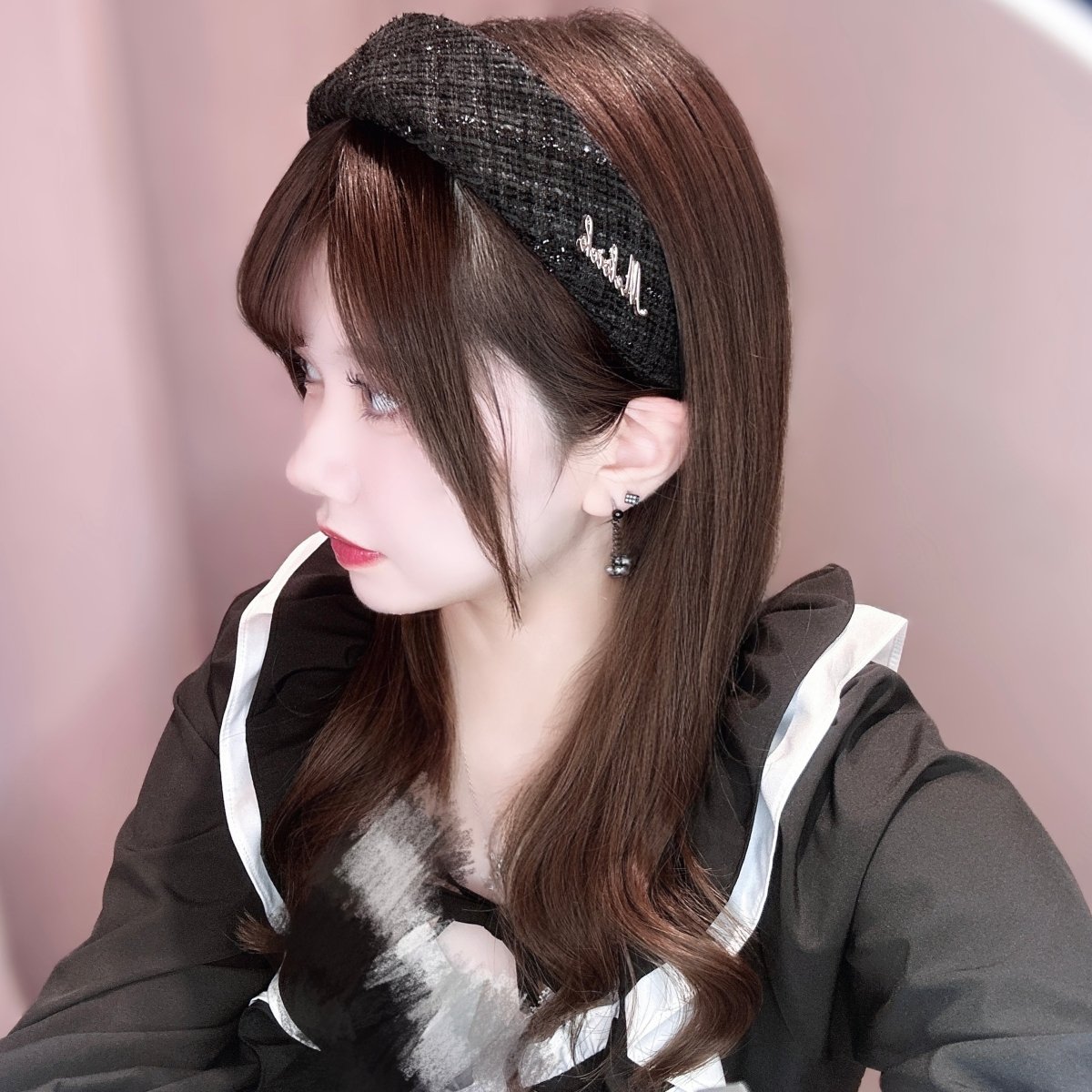 【Melsick】グリッターツイードカチューシャ - LAFARY ONLINE