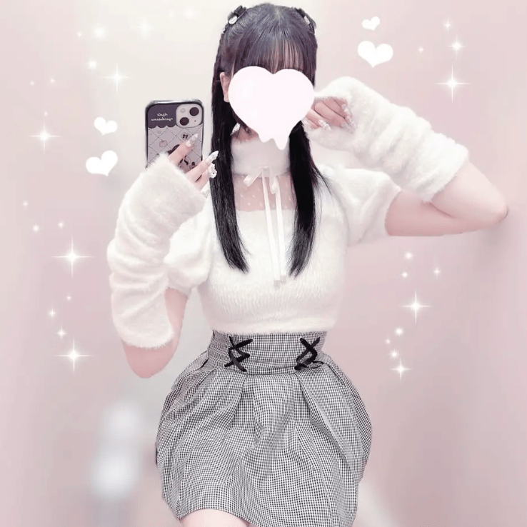 【Melsick】アームカバー付きファートップス - White - LAFARY ONLINE