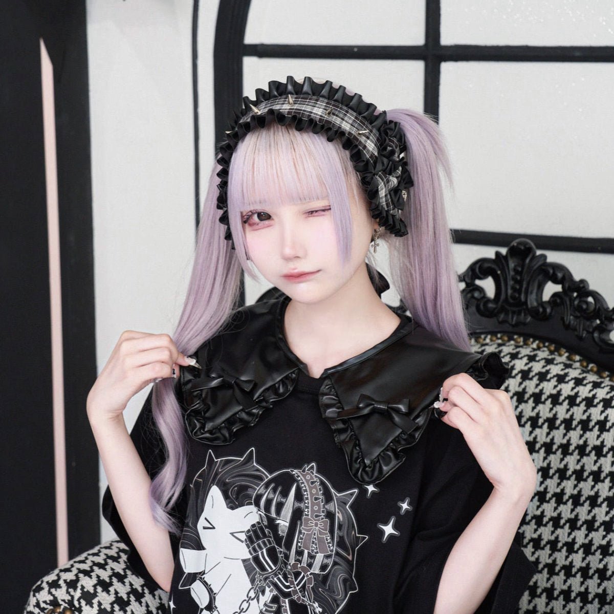 《mine》レザーリボンつけ襟 - LAFARY ONLINE