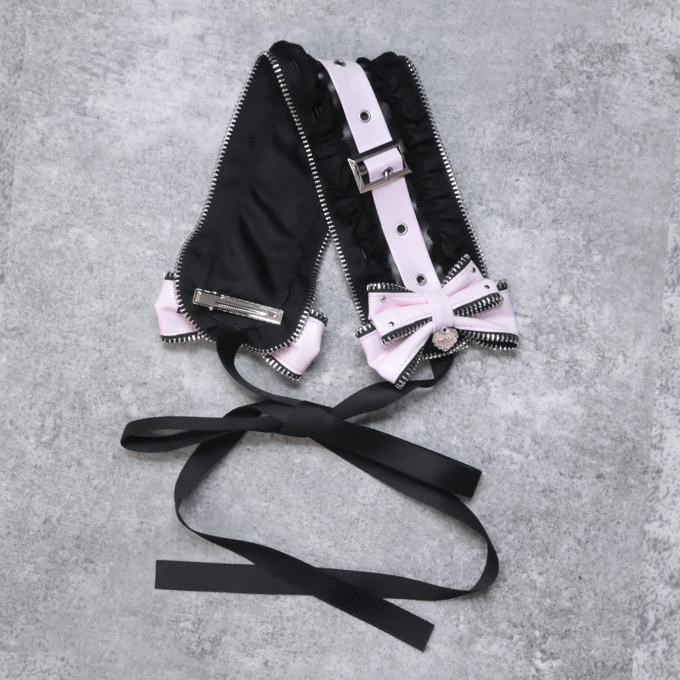《mine》ジップリボンヘッドドレス
