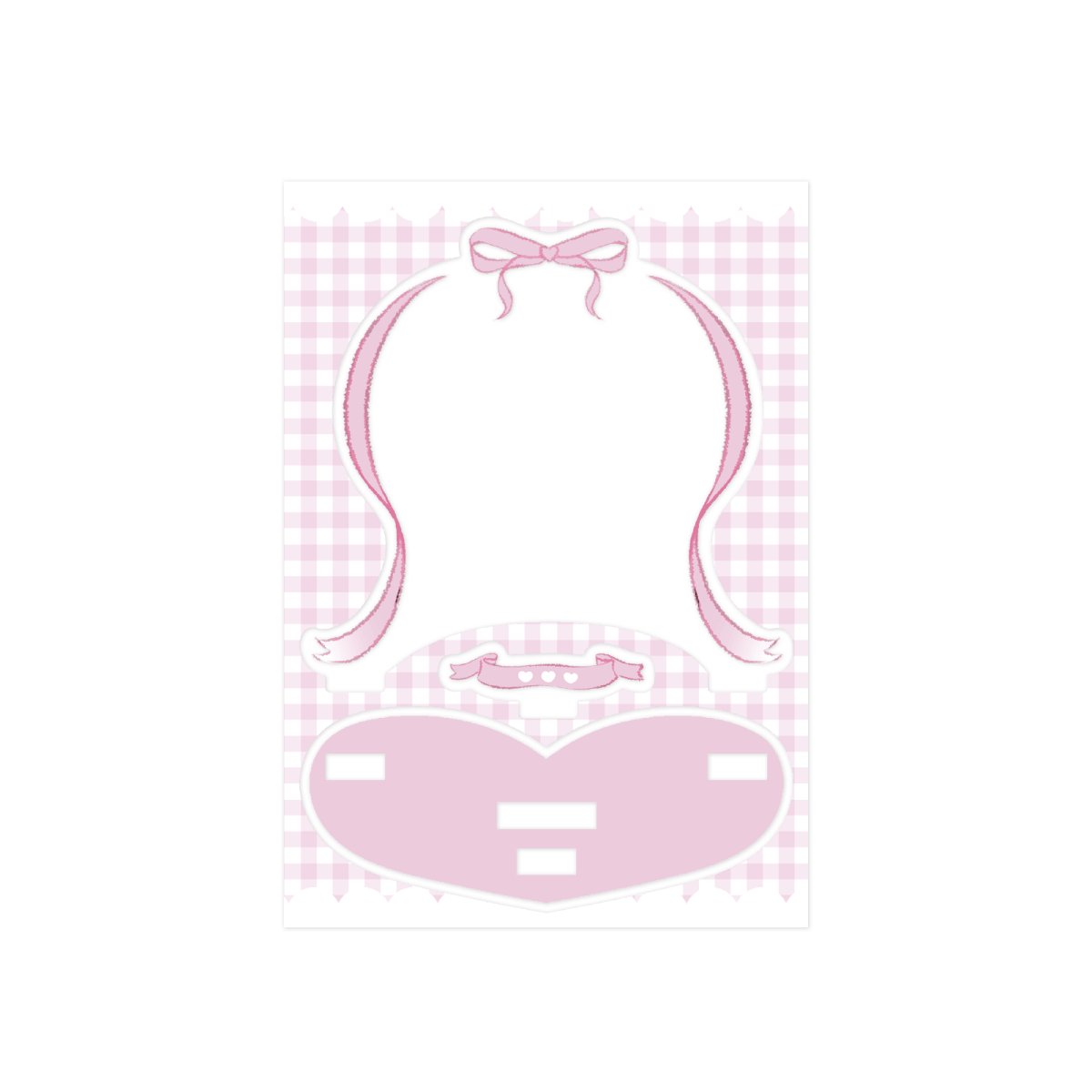アクリルステージ ピンク