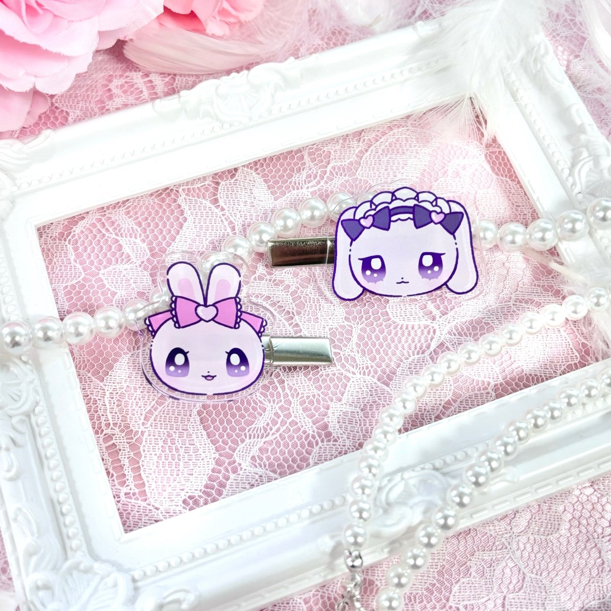 《ラヴちゃん&ルビちゃん》アクリルヘアクリップ - LAFARY ONLINE
