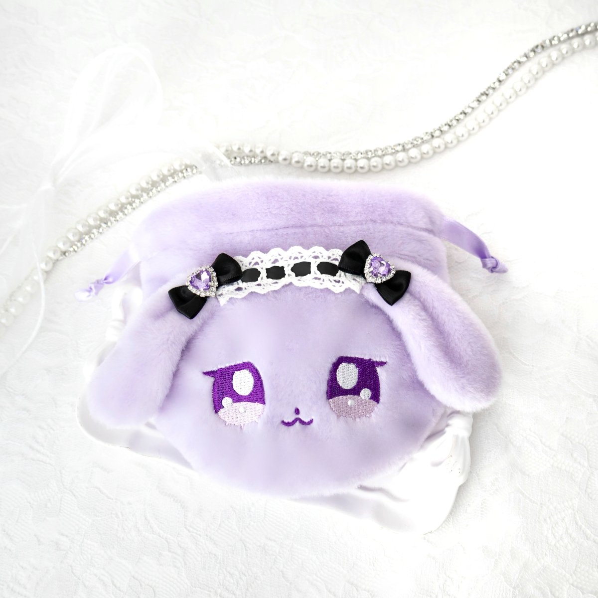 《ラヴちゃん》ルビちゃんふわふわ巾着ポーチ - LAFARY ONLINE