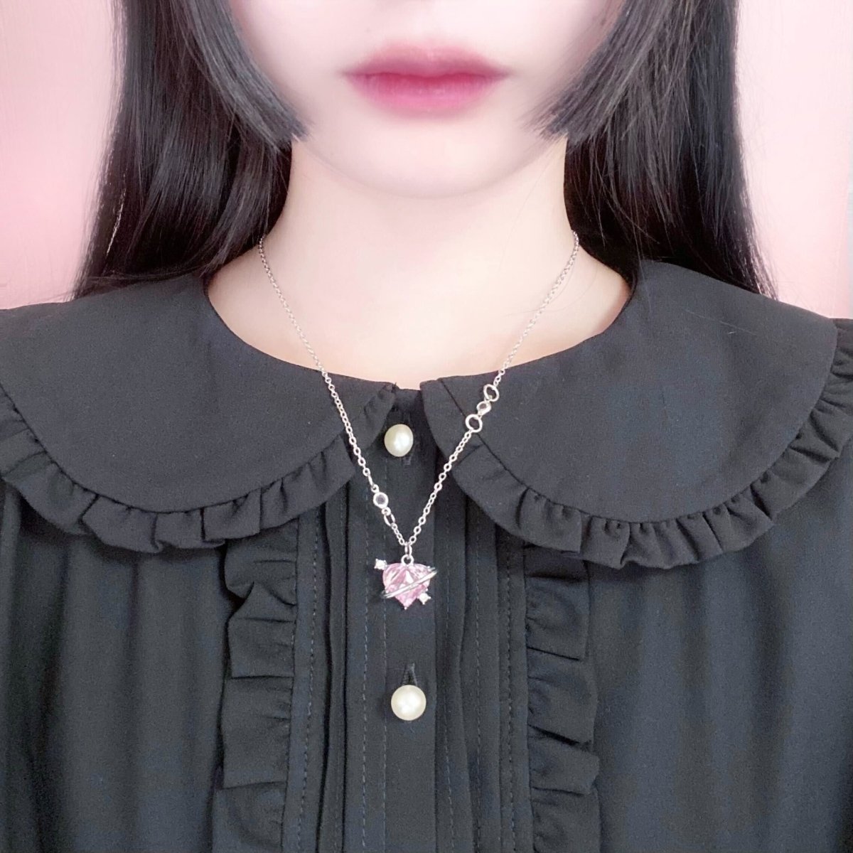 ハートプラネットネックレス - LAFARY ONLINE