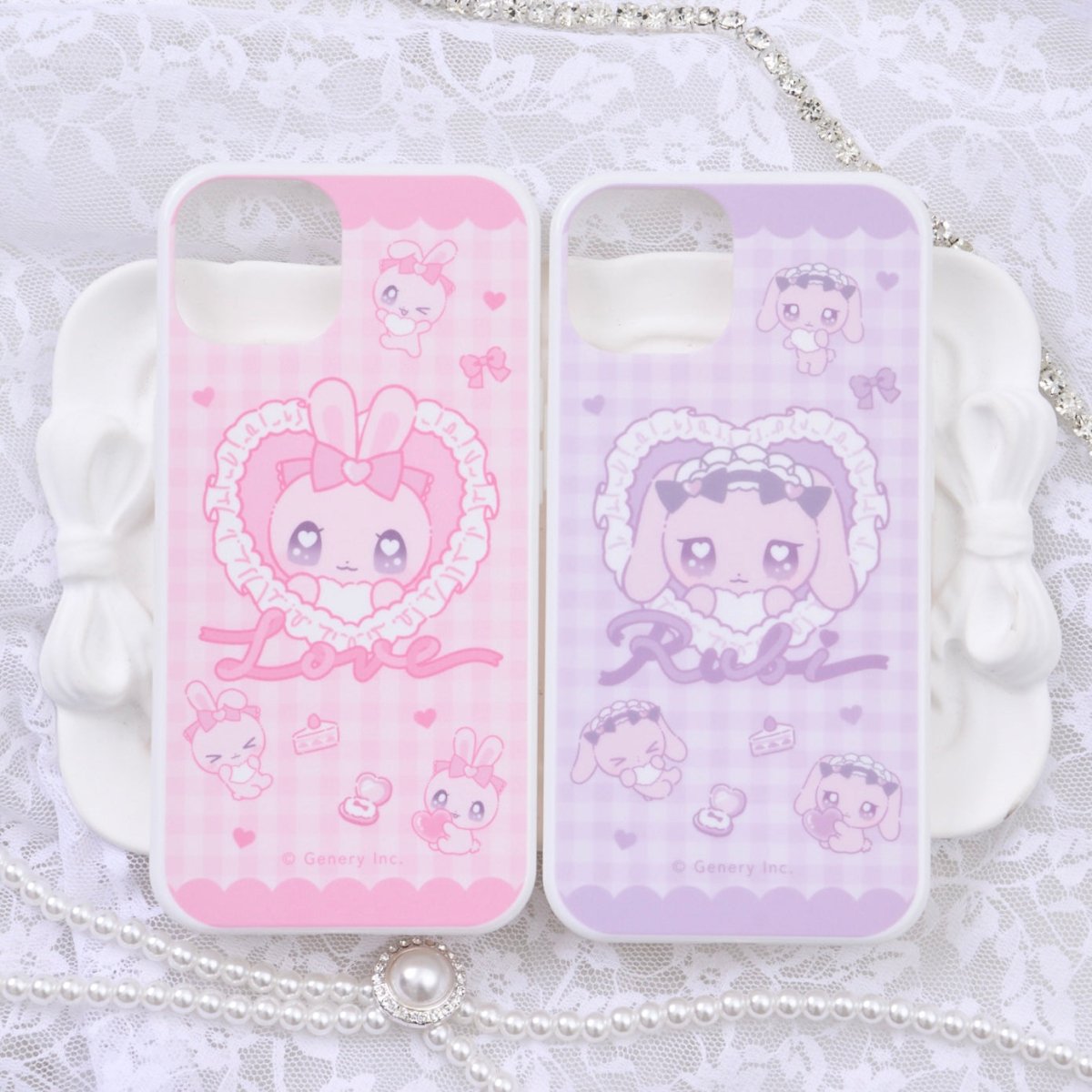 《ラヴちゃん》ルビちゃん きゅるるんフリル スマホケース - LAFARY ONLINE
