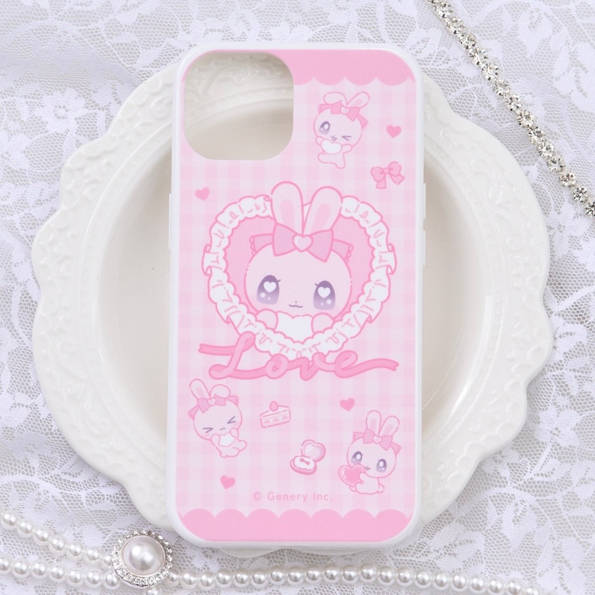 《ラヴちゃん》ラヴちゃん きゅるるんフリル スマホケース - LAFARY ONLINE
