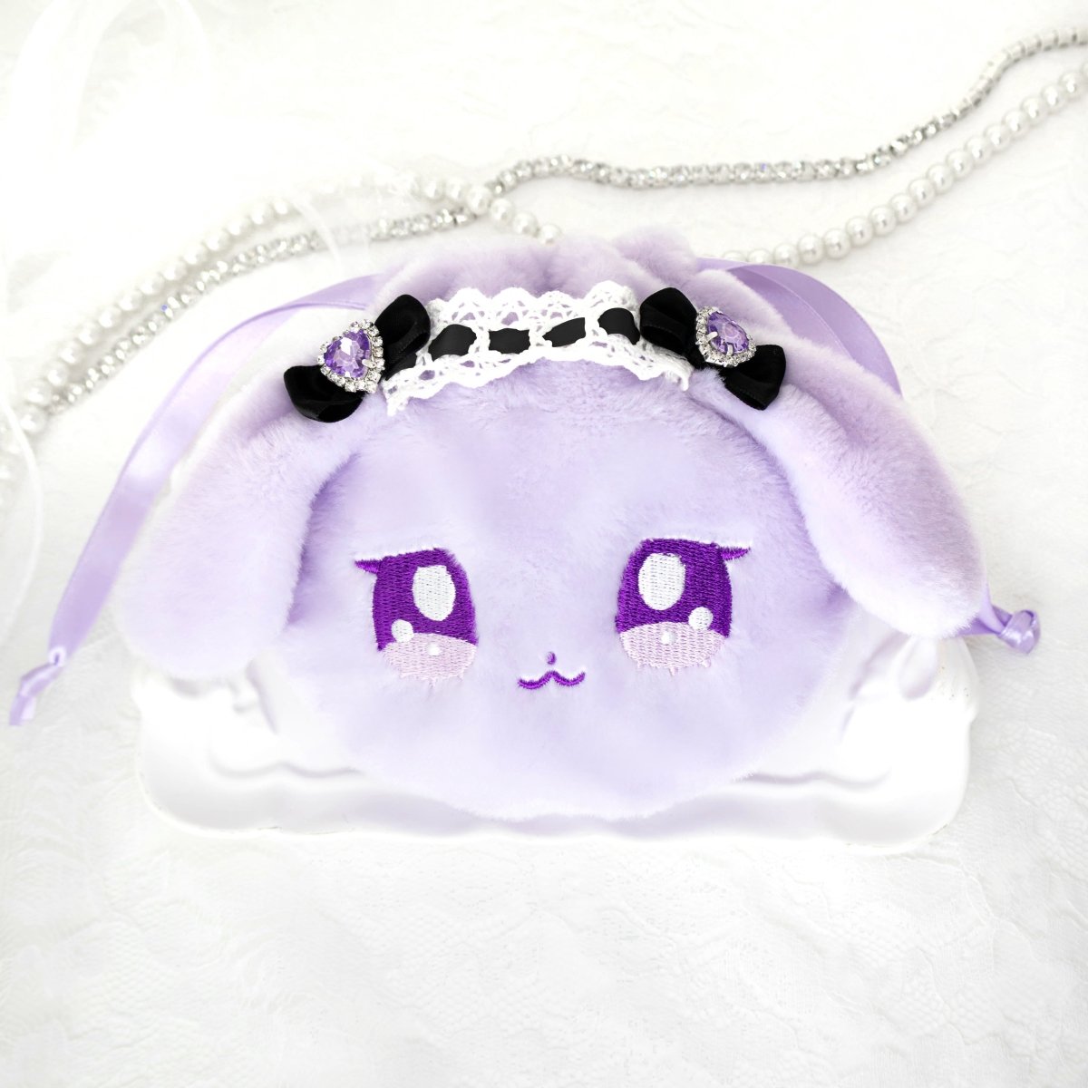 《ラヴちゃん》ルビちゃんふわふわ巾着ポーチ - LAFARY ONLINE