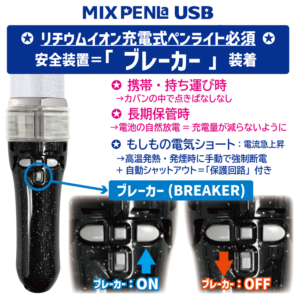 ミックスペンラ USB Noir キラキラ スティックWL - LAFARY ONLINE