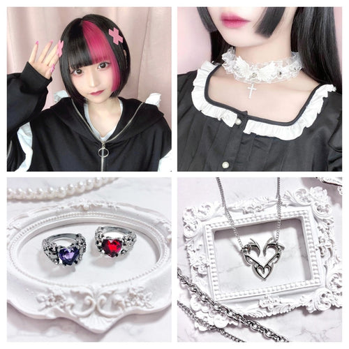 病みかわいい✞地雷系アクセサリー꒰ঌ🖤໒꒱特集