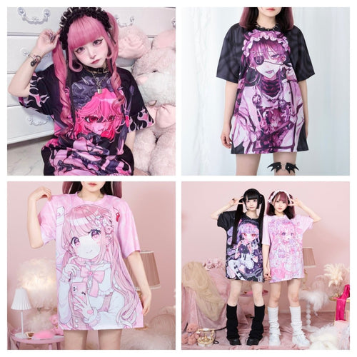 地雷系・サブカル系にピッタリ！フルグラフィックTシャツ特集⚡