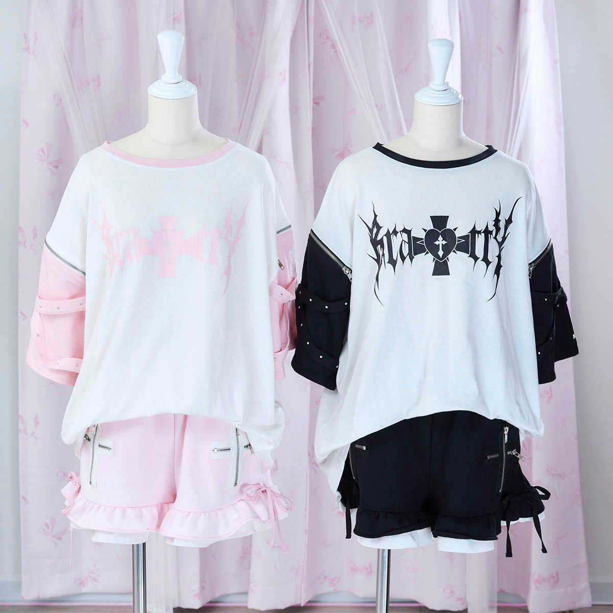 《mine》ジップクロスショートパンツ