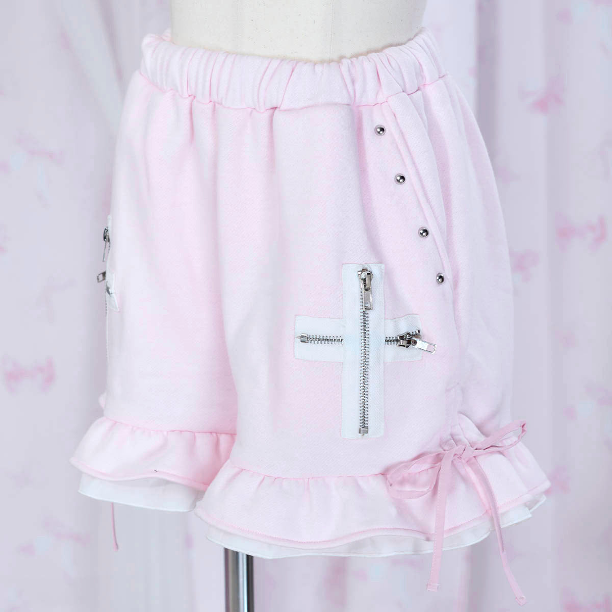 《mine》ジップクロスショートパンツ