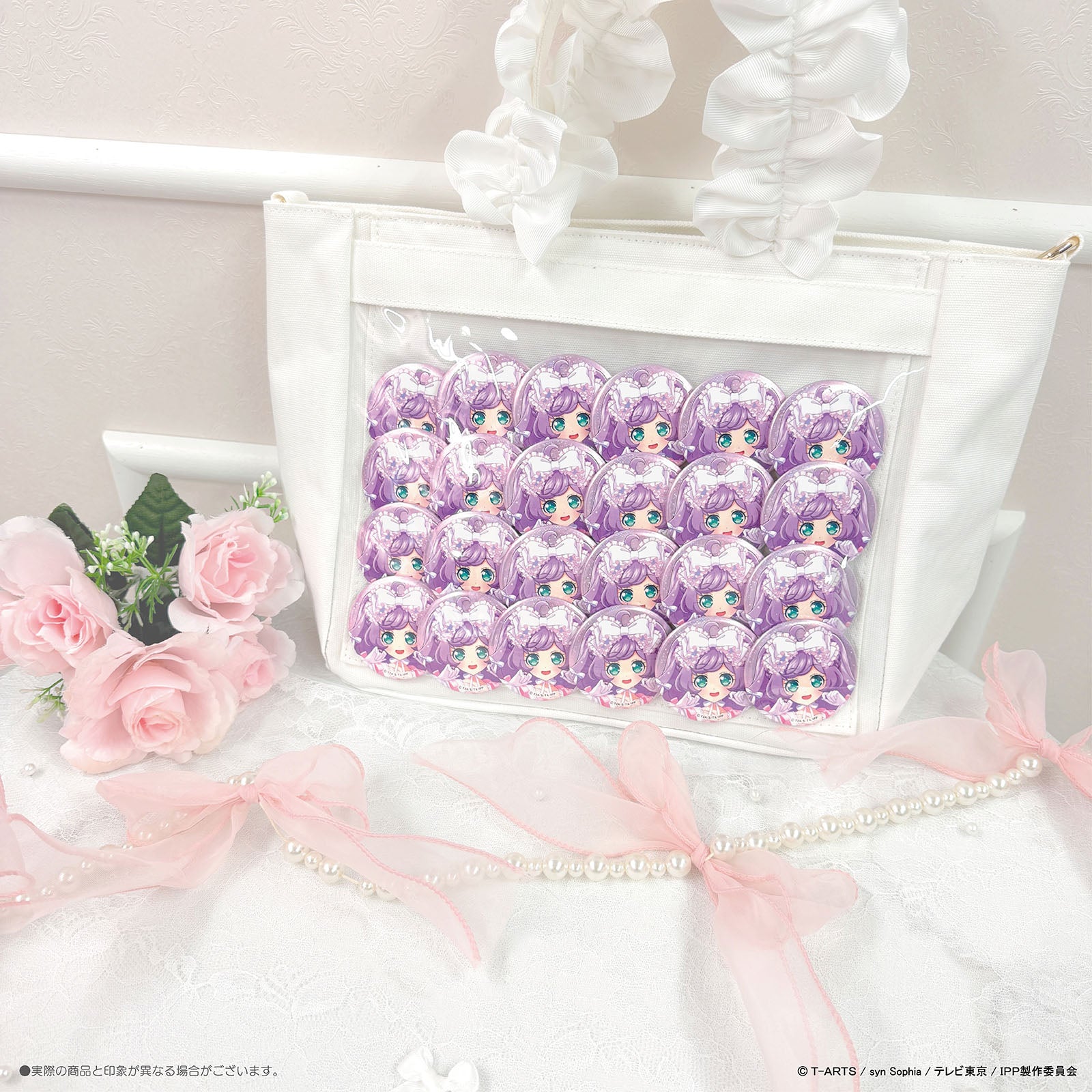 《プリパラ×LAFARY》丸型缶バッジセット