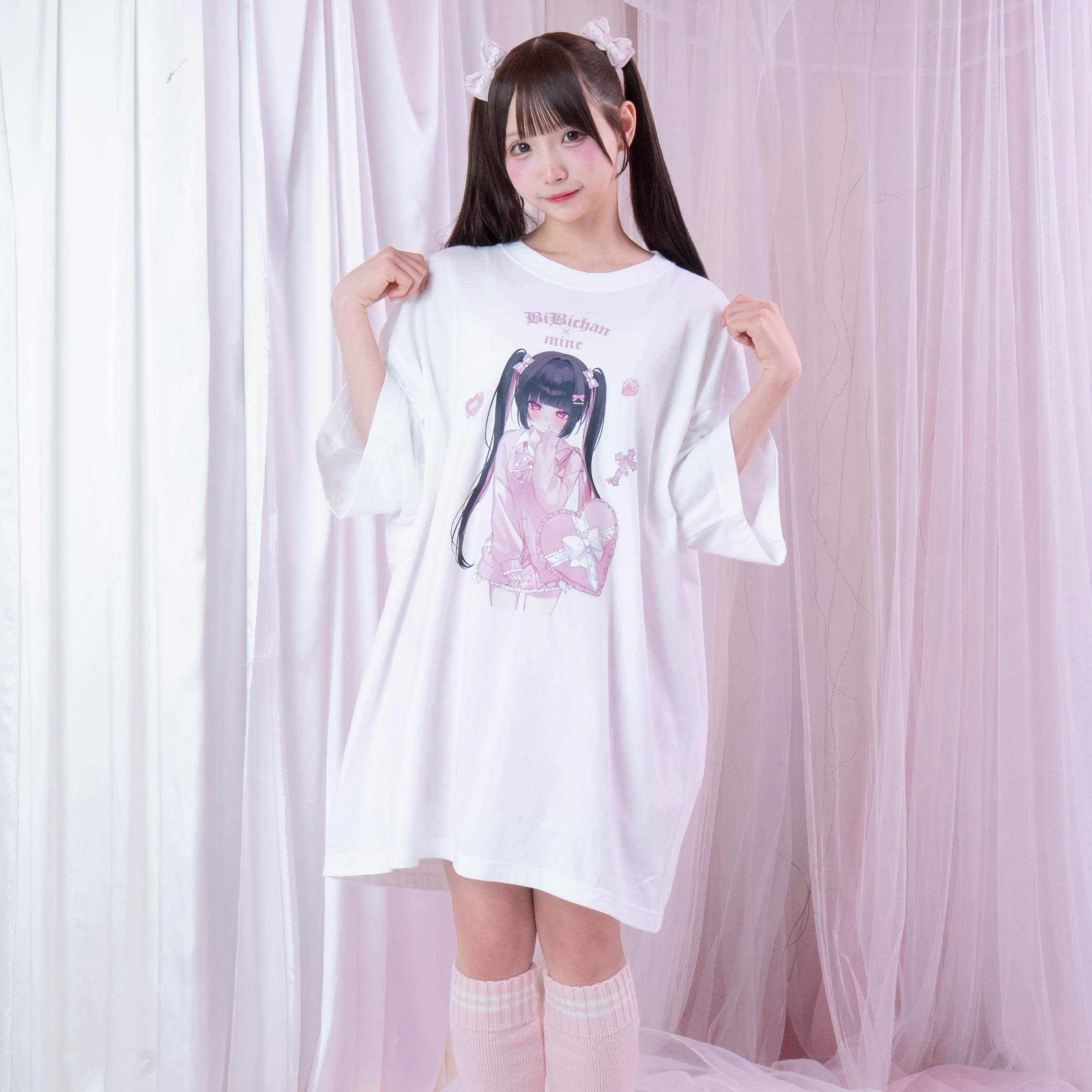 《ビビちゃん×mine》BIG Tシャツ