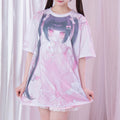 《ビビちゃん×mine》フルグラフィックTシャツ