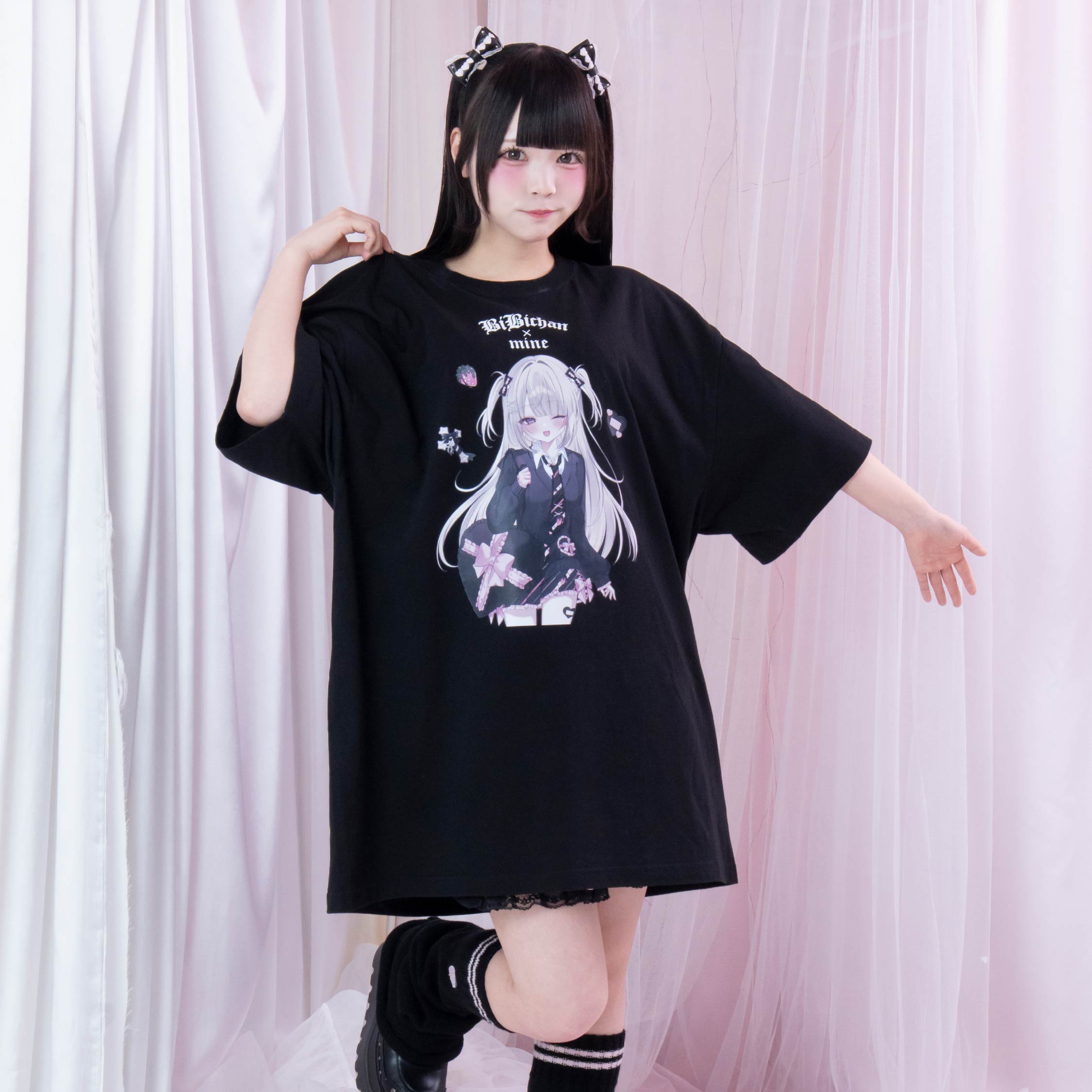 《ビビちゃん×mine》BIG Tシャツ