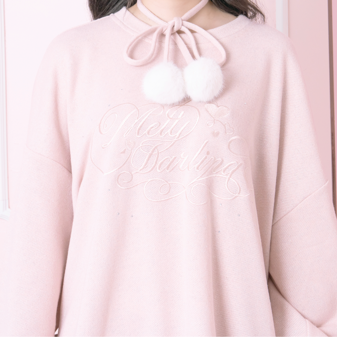 《LAFARY closet》ポンポンロゴプルオーバー