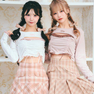 《LAFARY》ドロストリボントップス 2