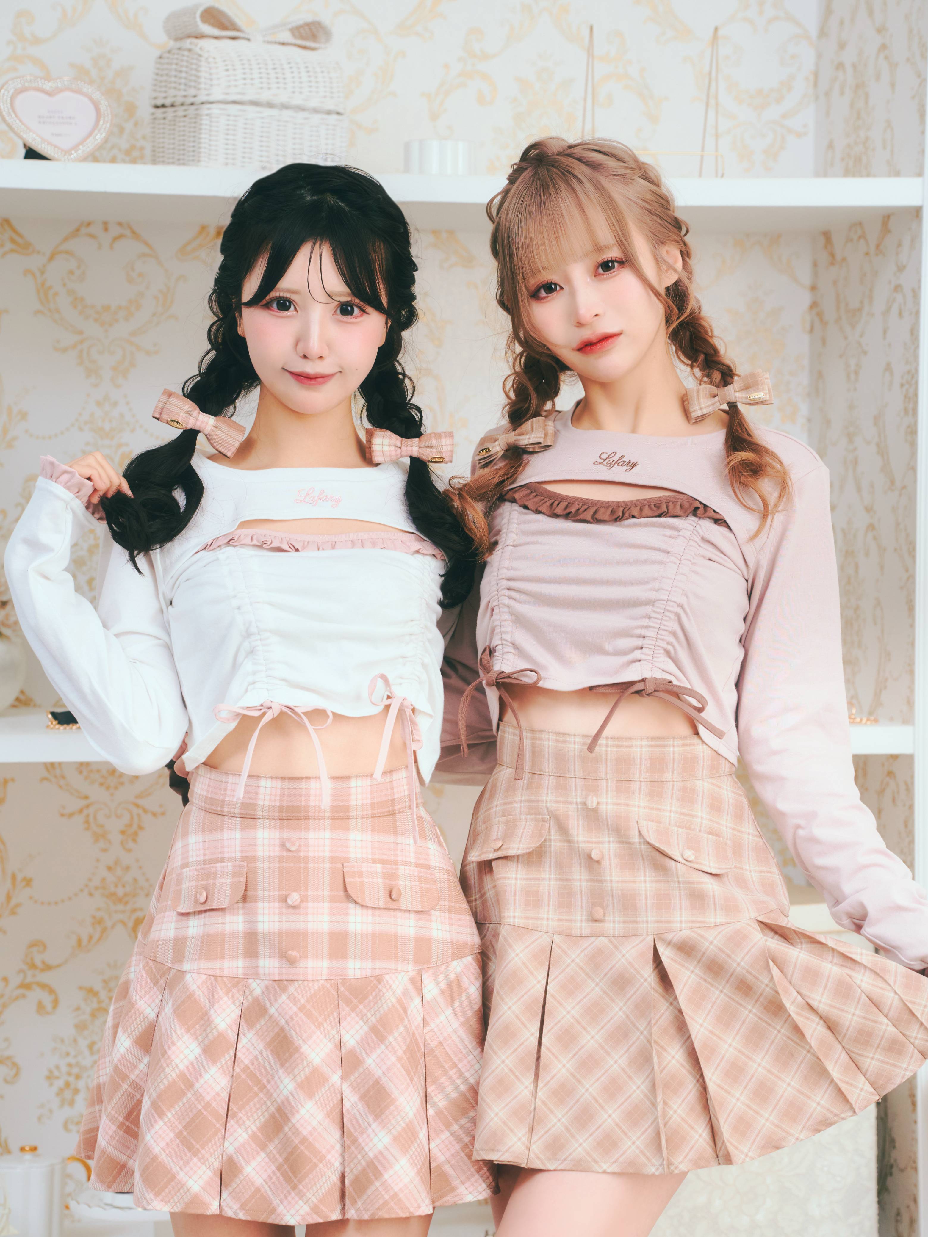 LAFARY》フラップチェックプリーツスカート- LAFARY ONLINE