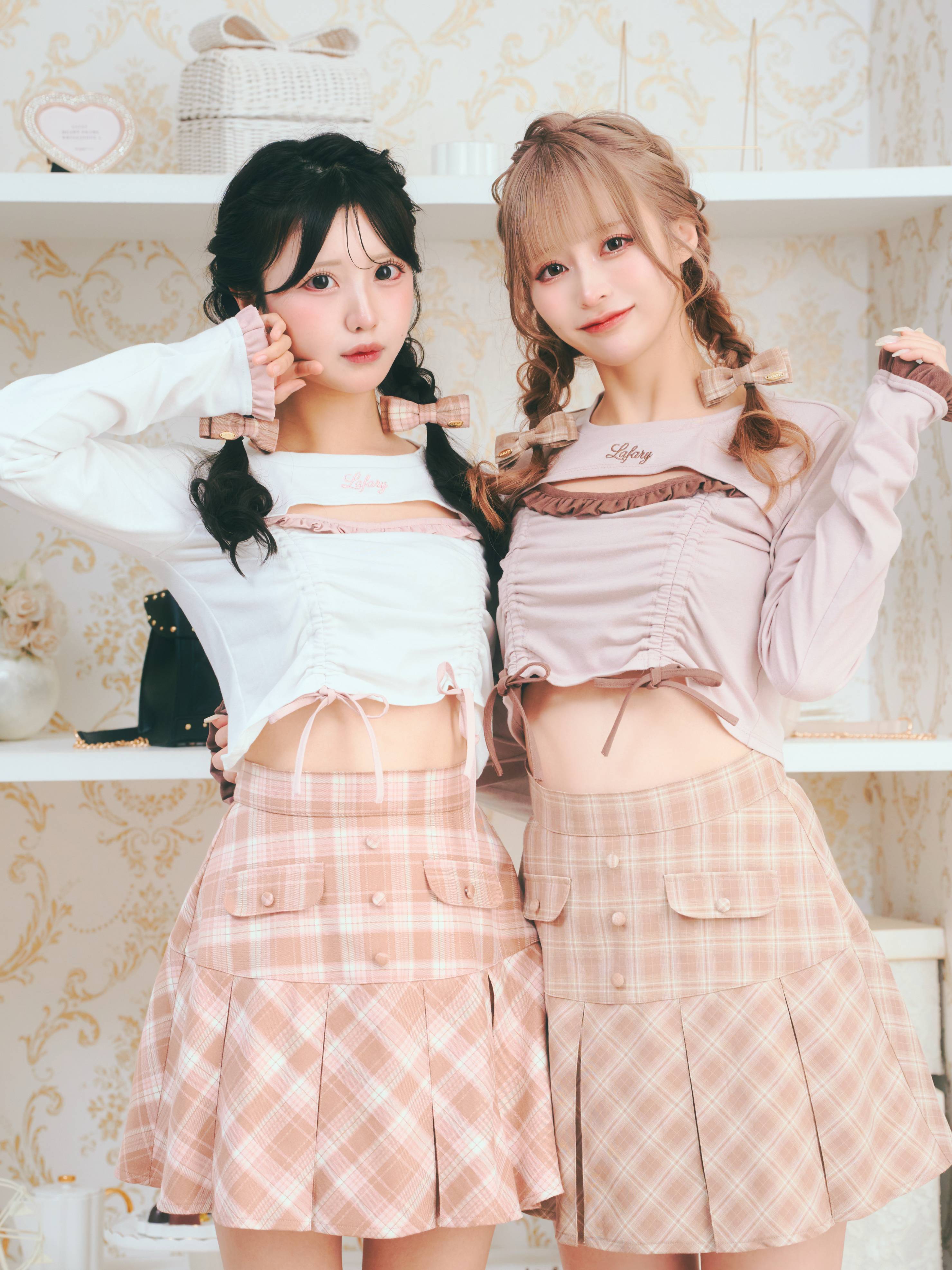 LAFARY》フラップチェックプリーツスカート- LAFARY ONLINE