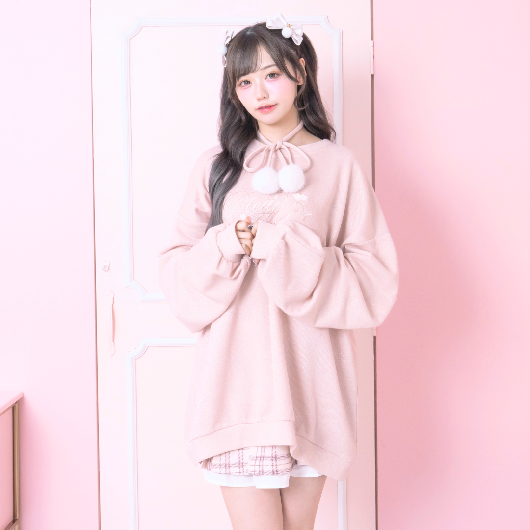 《LAFARY closet》ポンポンロゴプルオーバー
