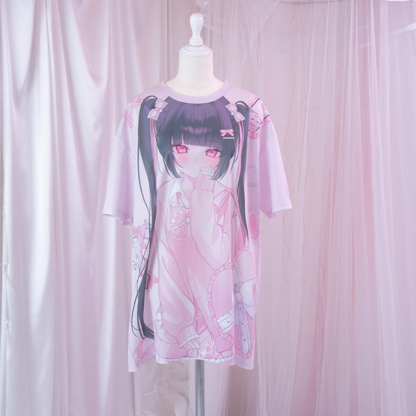 《ビビちゃん×mine》フルグラフィックTシャツ