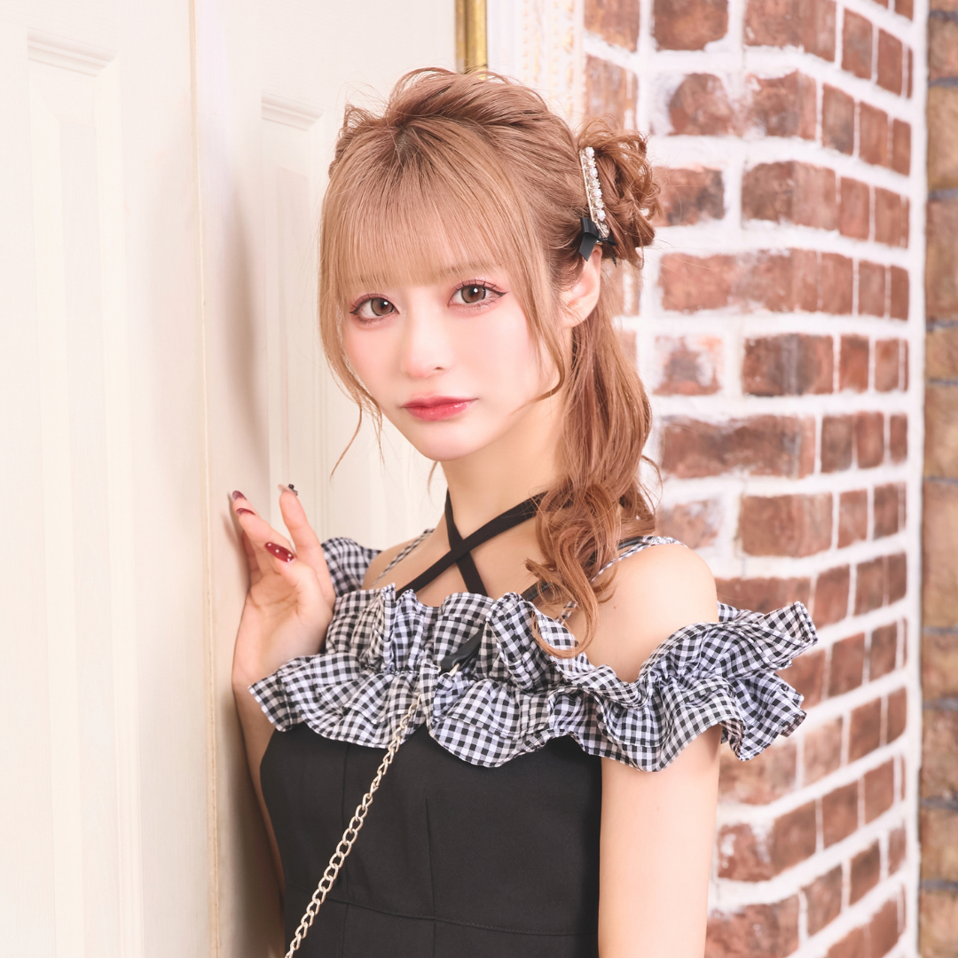 《LAFARY closet》ハートリボンヘアクリップ