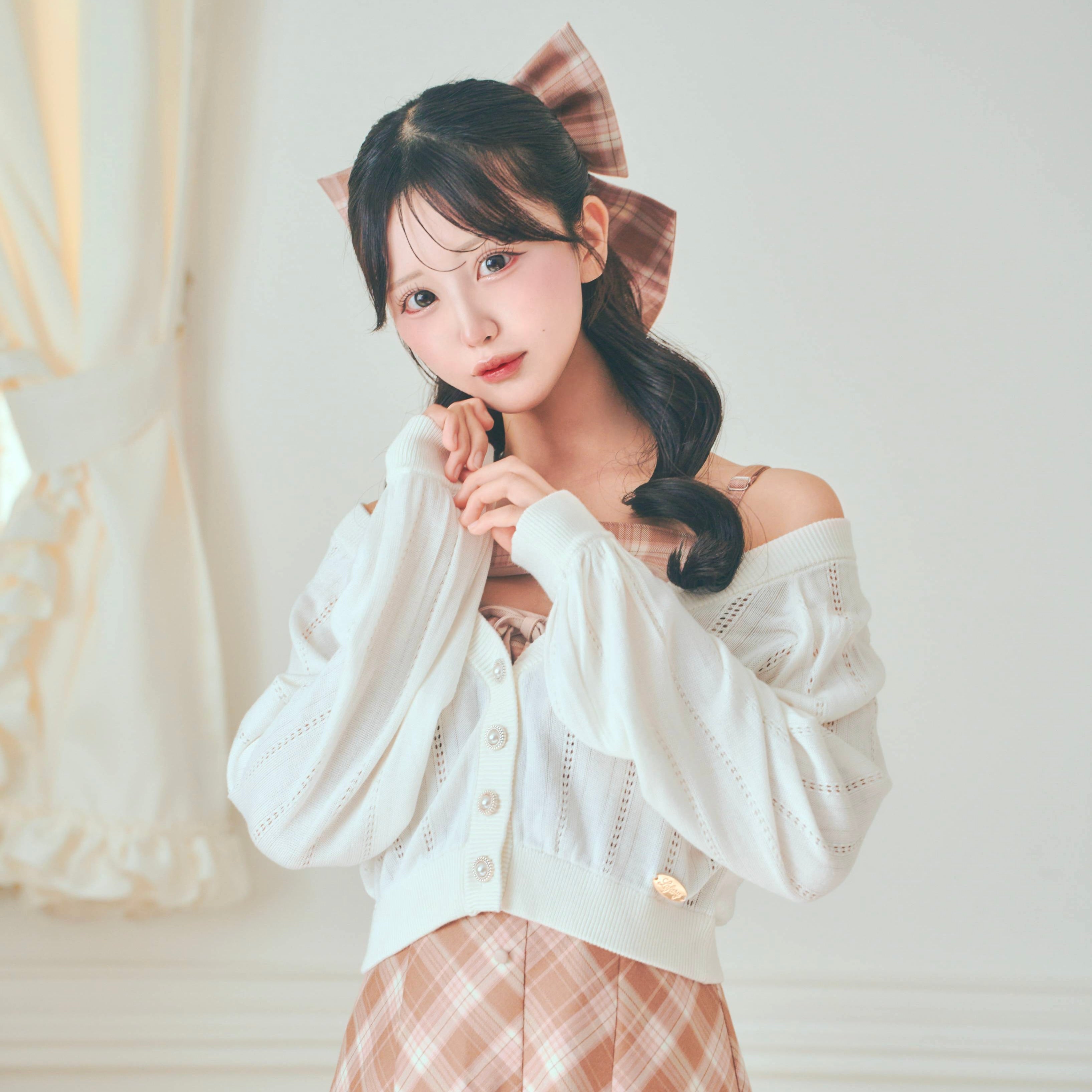 LAFARY》ロゴプレート付きカーディガン- LAFARY ONLINE