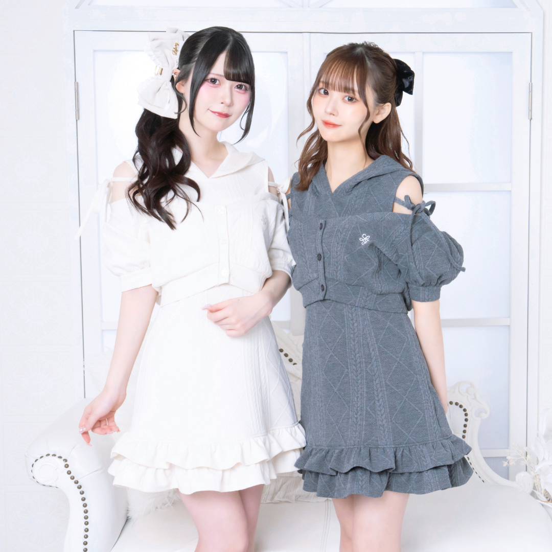 アイボリー:163cm/チャコールグレー:161cm