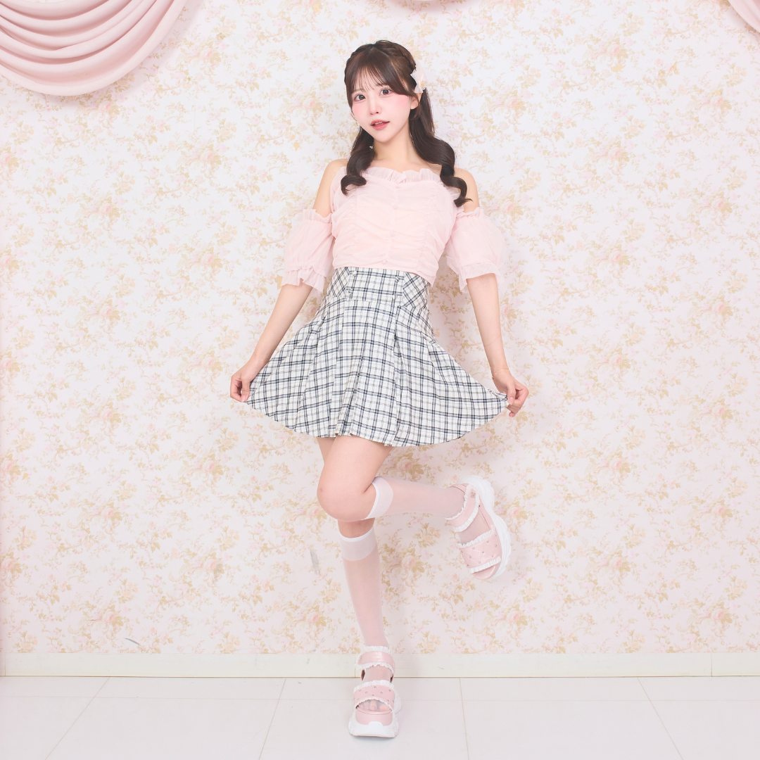 ホワイトチェック:154cm